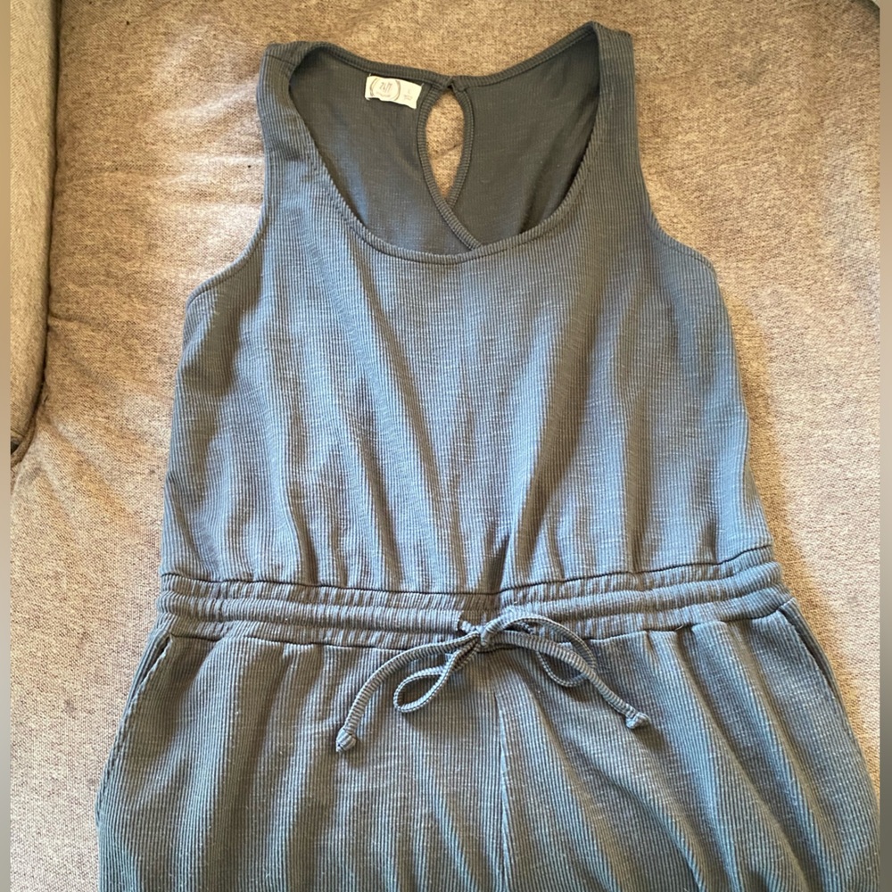 Maurices Gray Sleeveless Jumpsuit